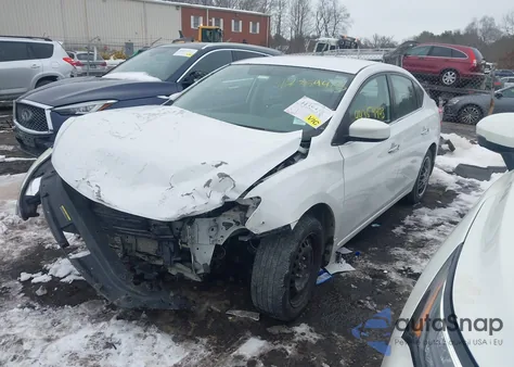 2014 Nissan Sentra Sv z USA, uszkodzony, nr VIN 3N1AB7AP0EY283681
